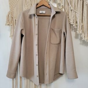 Aritzia TNA Polar Fleece Shacket - Size Small